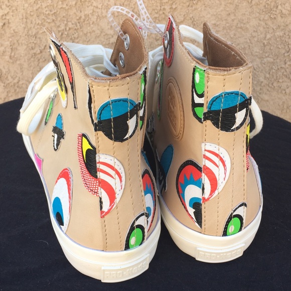 Pro-Keds Stitched Multi Color Eyes BNWOT *RARE*!!! - Picture 4 of 8